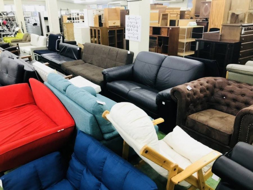 ニトリの2人掛けソファ