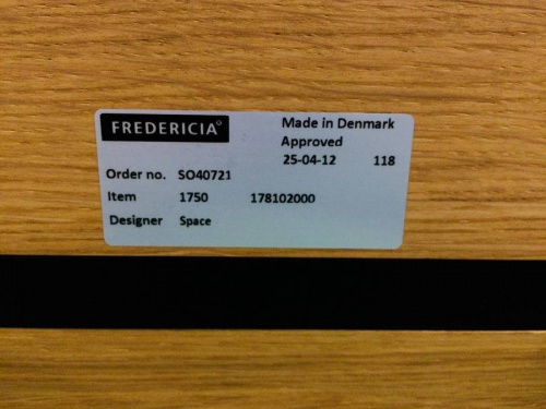 フレデリシアのFREDERICIA