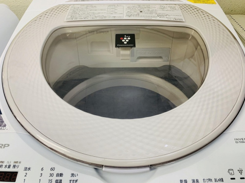 生活家電の縦型洗濯乾燥洗濯機