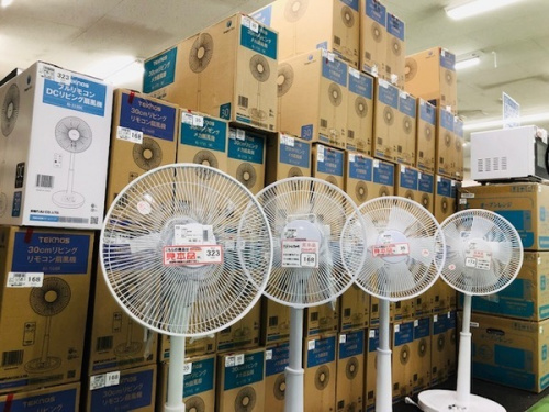 季節家電の扇風機