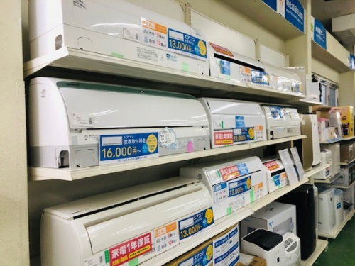 季節家電のTAX FREE 免税店