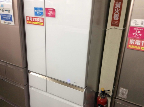 生活家電の冷蔵庫