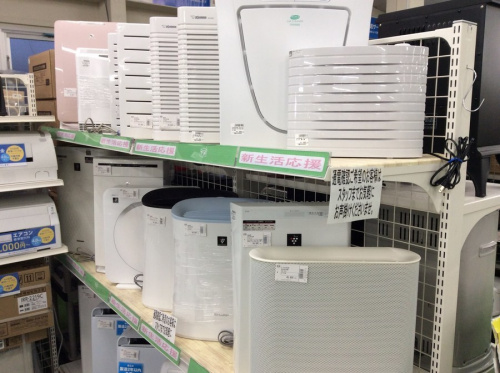 空気清浄機のエアコン