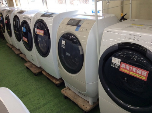 生活家電の洗濯機　洗濯乾燥機　ドラム式