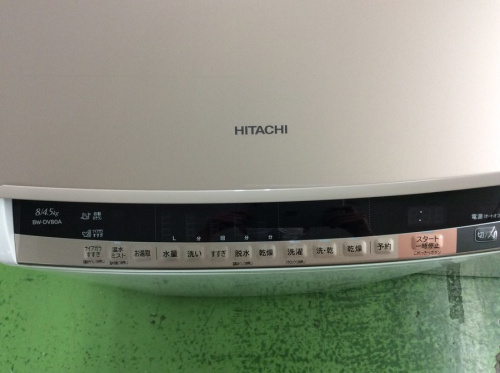 洗濯乾燥機の日立