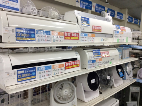 エアコンの季節家電