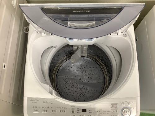 全自動洗濯機のSHARP　シャープ