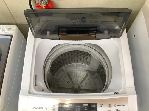 簡易乾燥機能付洗濯機のDaewoo　大宇