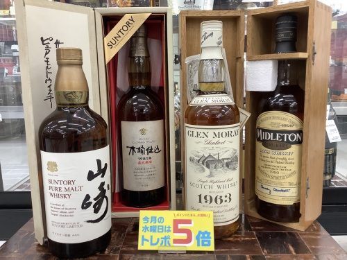 蒸留酒類のウィスキー
