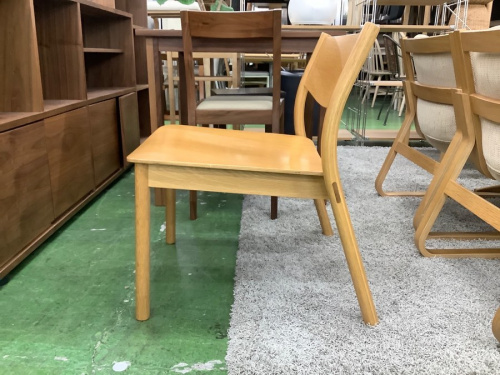 オーク材ラウンジチェアの無印良品