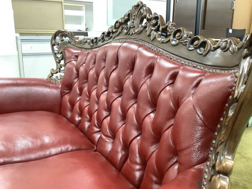 アンティーク2シーターソファーのロココ調