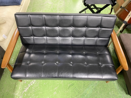 ソファのアンティーク2シーターソファー