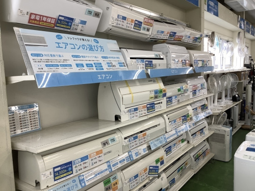エアコンの壁掛けエアコン