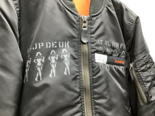 MA-1ジャケットのSUBCIETY