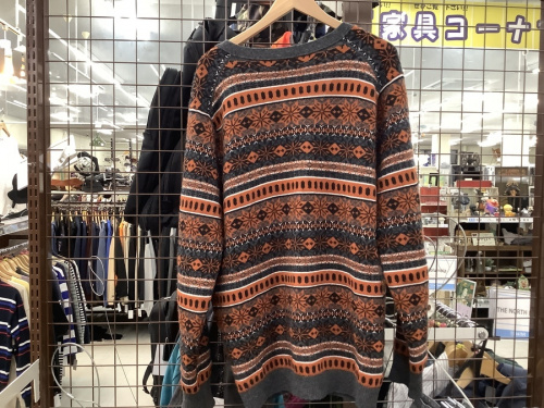 ニットのニットカーディガン