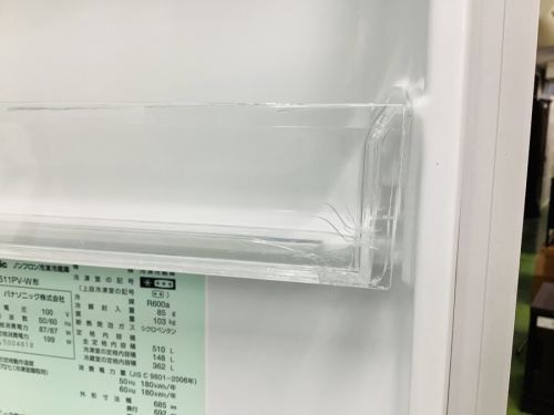6ドア冷蔵庫のPanasonic