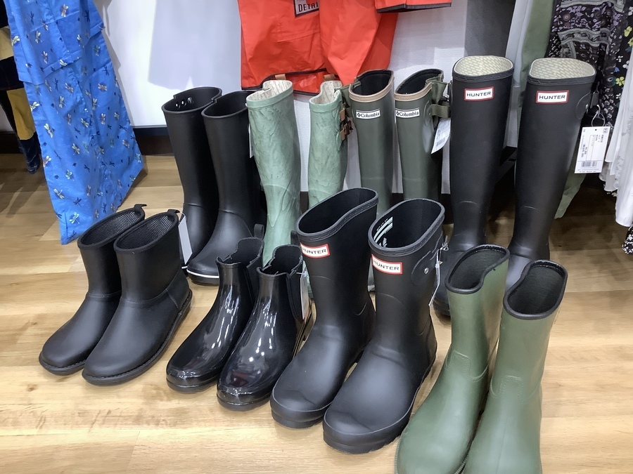 梅雨時期に大活躍なHUNTERのレインブーツを紹介します！！｜2022