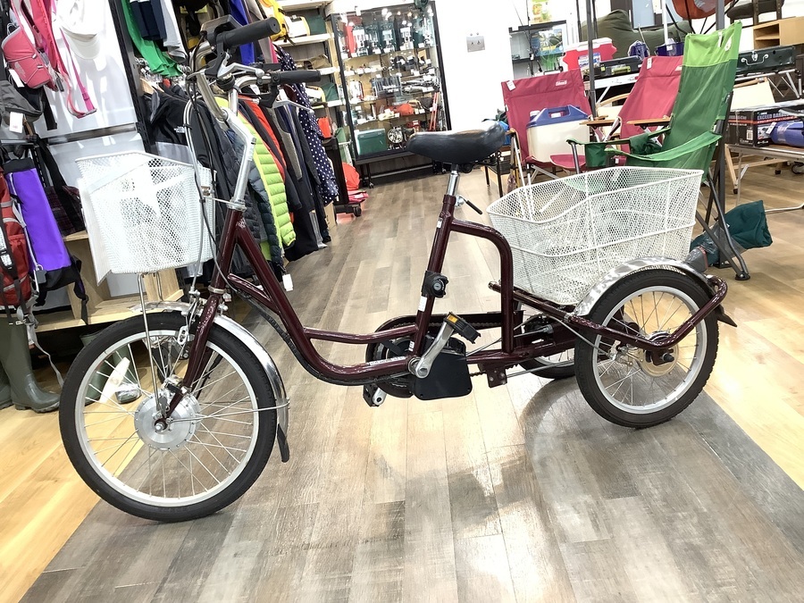 新入荷！電動アシスト付き三輪車のご紹介を致します！｜2022年07月19日