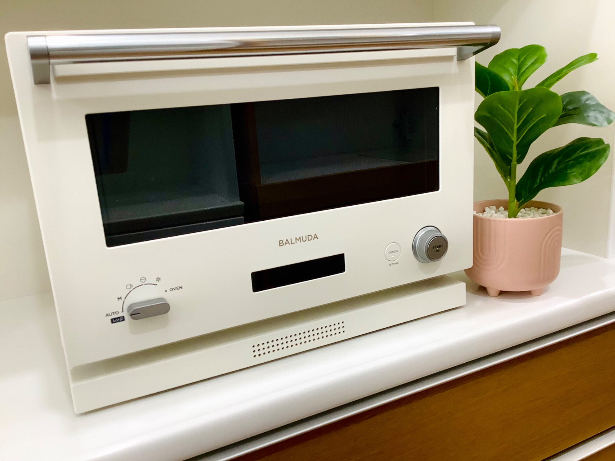 安心の1年保証付き！BALMUDA オーブンレンジ 2020年製 800W