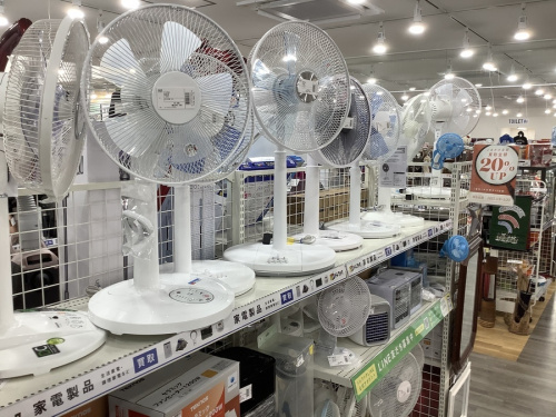 エアコンの扇風機