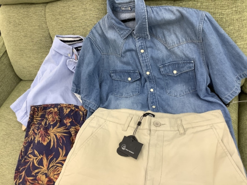 夏服のハーフパンツ