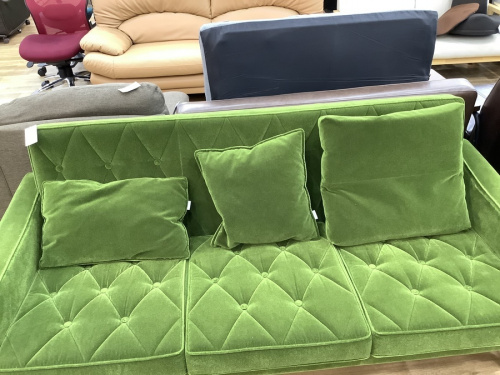 モケットグリーンの中古家具