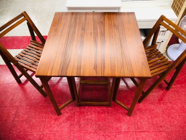 SCANTEAK スキャンティーク　サイドテーブル フォールディングトレイ SCANTEAK スキャンティーク サイドテーブル フォールディングトレイ