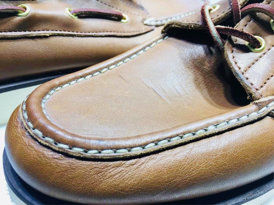 ラッセルモカシン　デッキシューズ RUSSELL MOCCASIN BOAT SHOE（デッキシューズ）】 - PEOPLE GET
