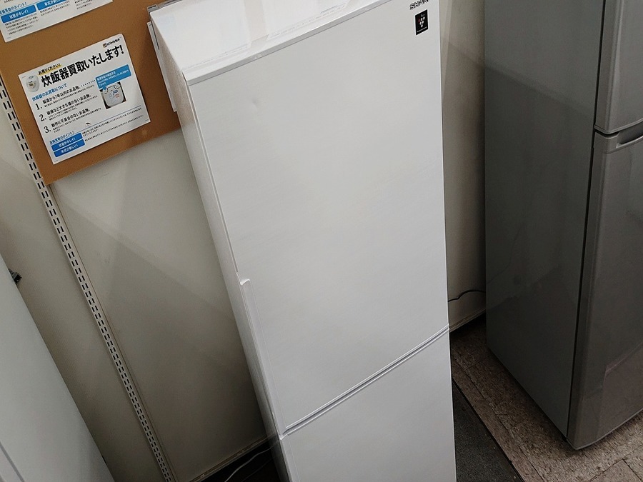 2019年最新モデル！1年保証！SHARP シャープ 2ドア冷蔵庫 買取入荷 
