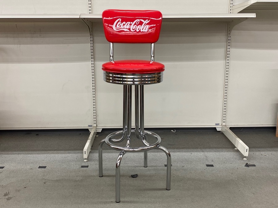 Coca-Cola バースツール 赤