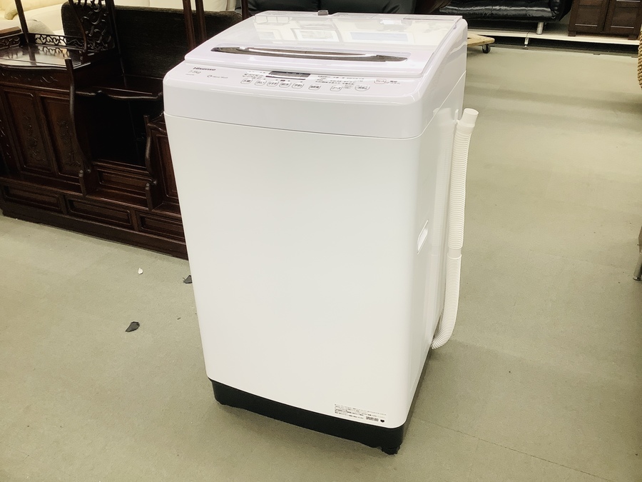 【Hisense/ハイセンス】7.5kg全自動洗濯機を買取入荷致しました!【秦野店】 [2020.12.25発行]｜リサイクルショップ