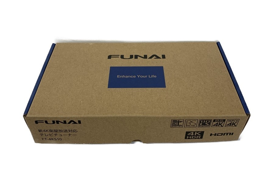 スマホで購入】FUNAI（フナイ）の4Kチューナーが買取入荷致しました