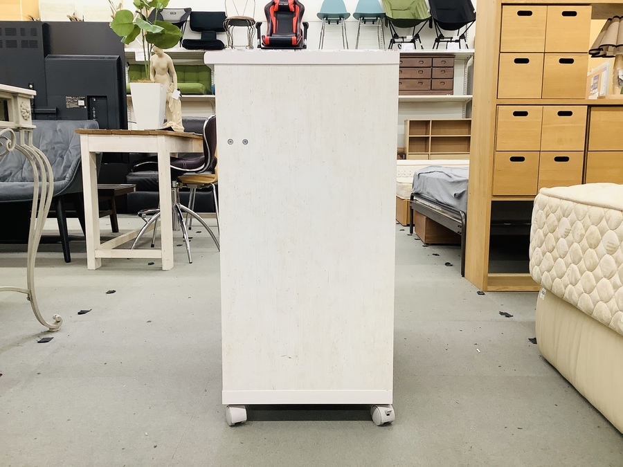 ニトリ カウンターワゴン レンジ台 リズバレー ナチュラル