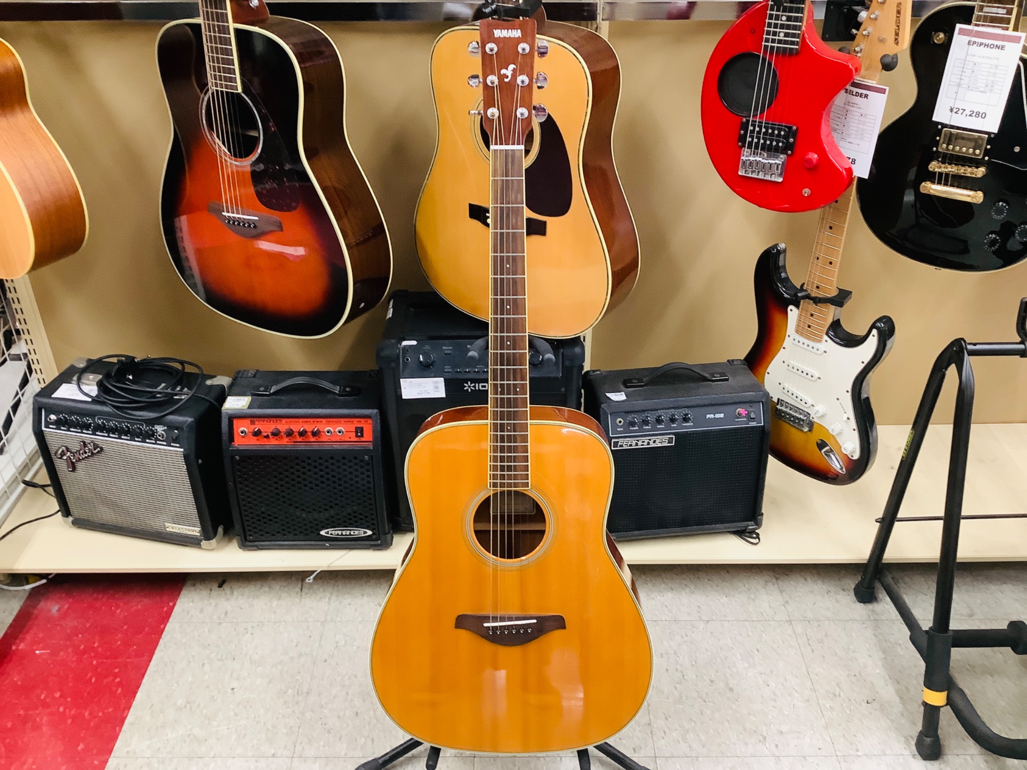 YAMAHA(ヤマハ）トランスアコースティックギター FG-TA入荷致しました