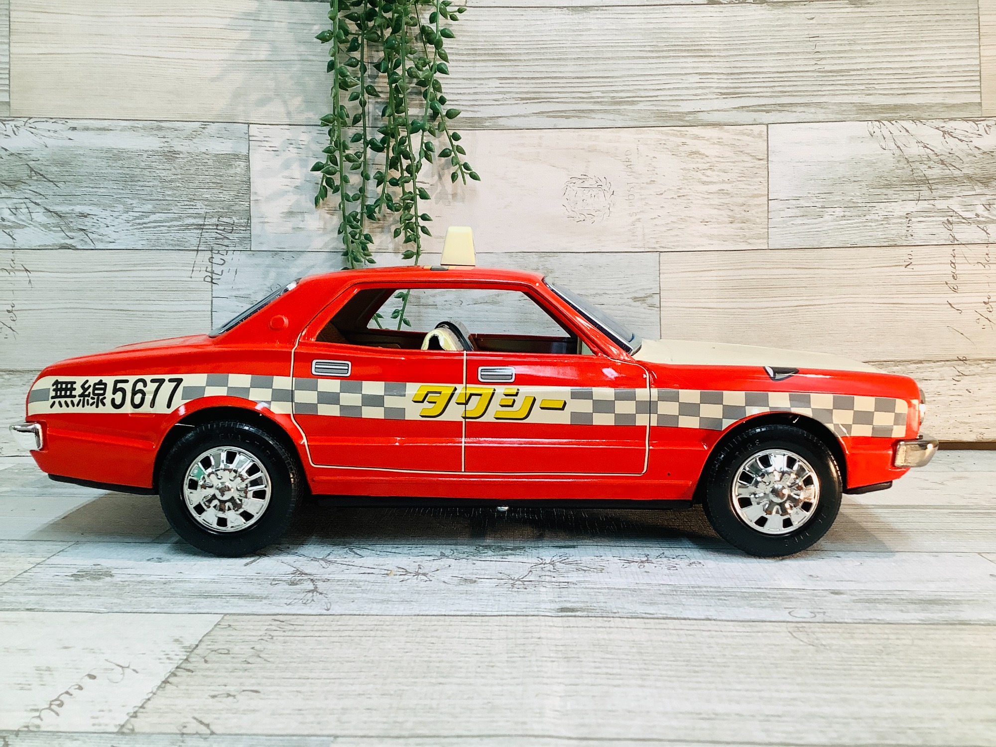 レトロホビー入荷 ブリキ製ミニカー 野村トーイ デラックスタクシー