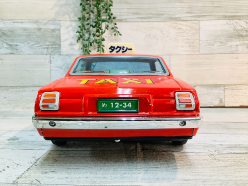 レトロホビー入荷 ブリキ製ミニカー 野村トーイ デラックスタクシー