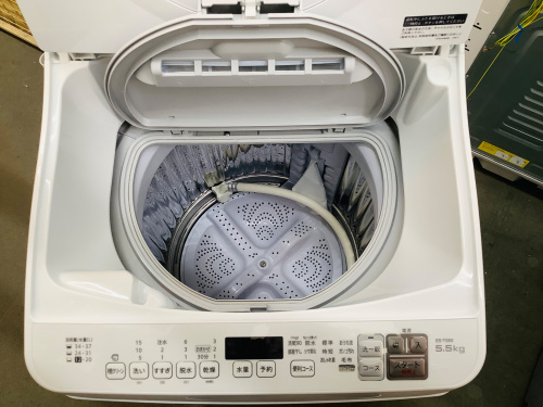 SHARP(シャープ)電気洗濯乾燥機ES-T5E6-KW 2019年製入荷致しました SHARP(シャープ)電気洗濯乾燥機ES-T5E6-KW 2019年製入荷致しました