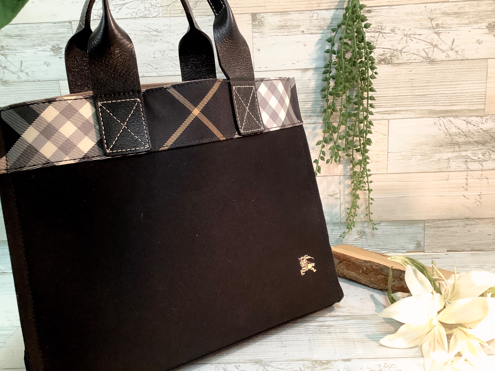 BURBERRY BLUE LABEL（バーバリーブルーレーベル）トートバッグ