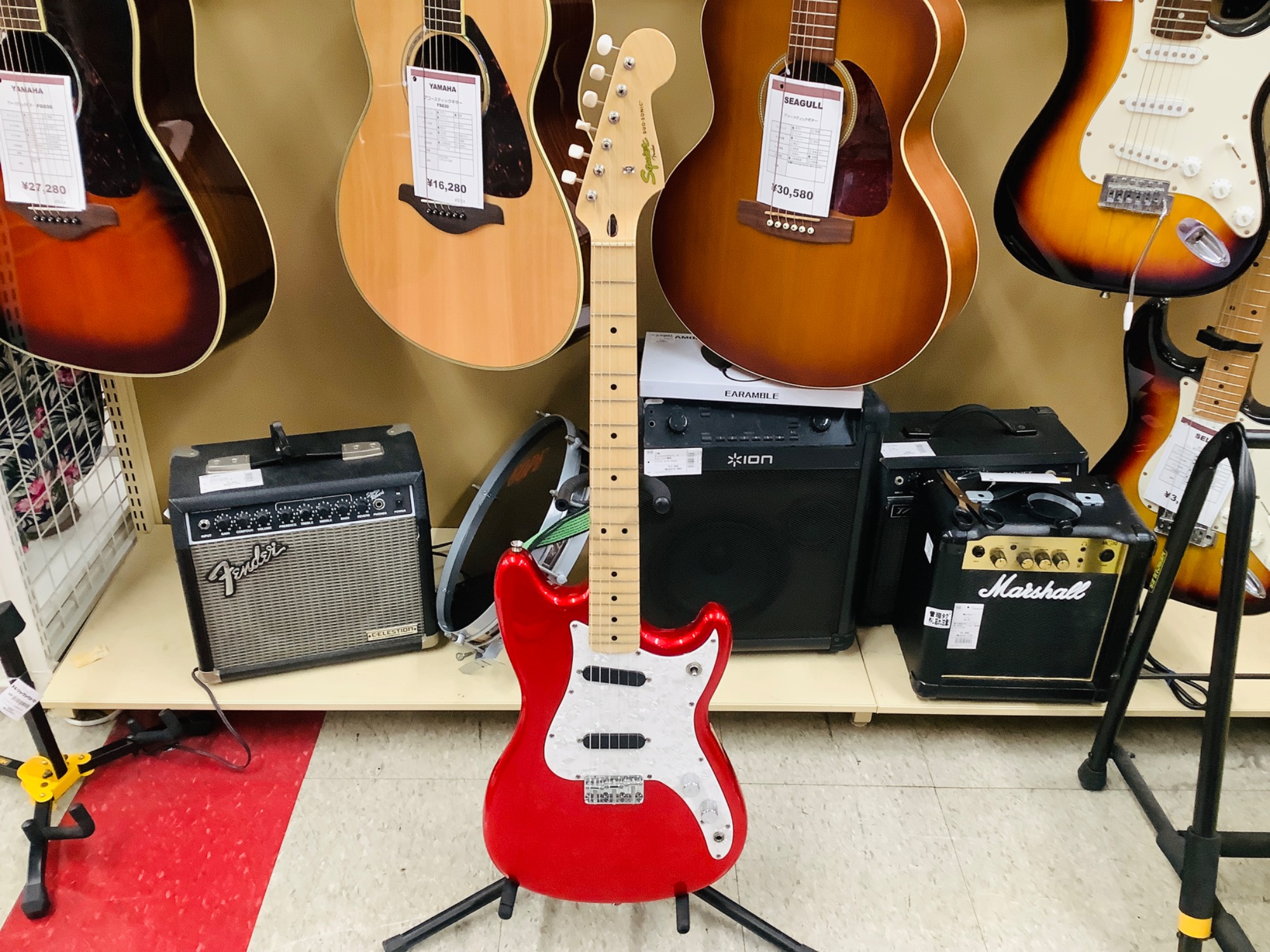Squier by FENDER(スクワイヤーバイフェンダー）エレキギター入荷致し