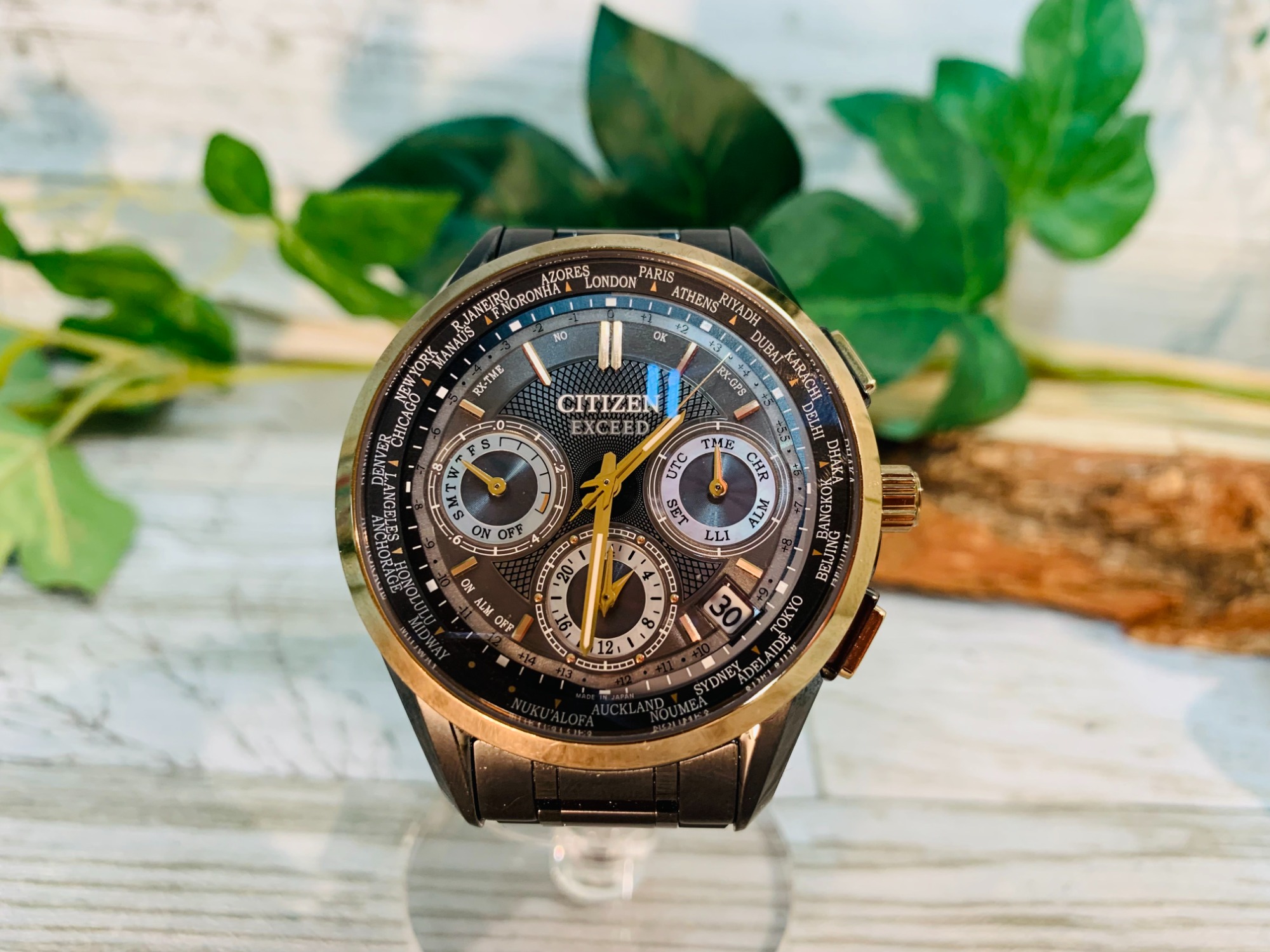 CITIZEN(シチズン）腕時計エコドライブエクシードF900-T022707入荷致し