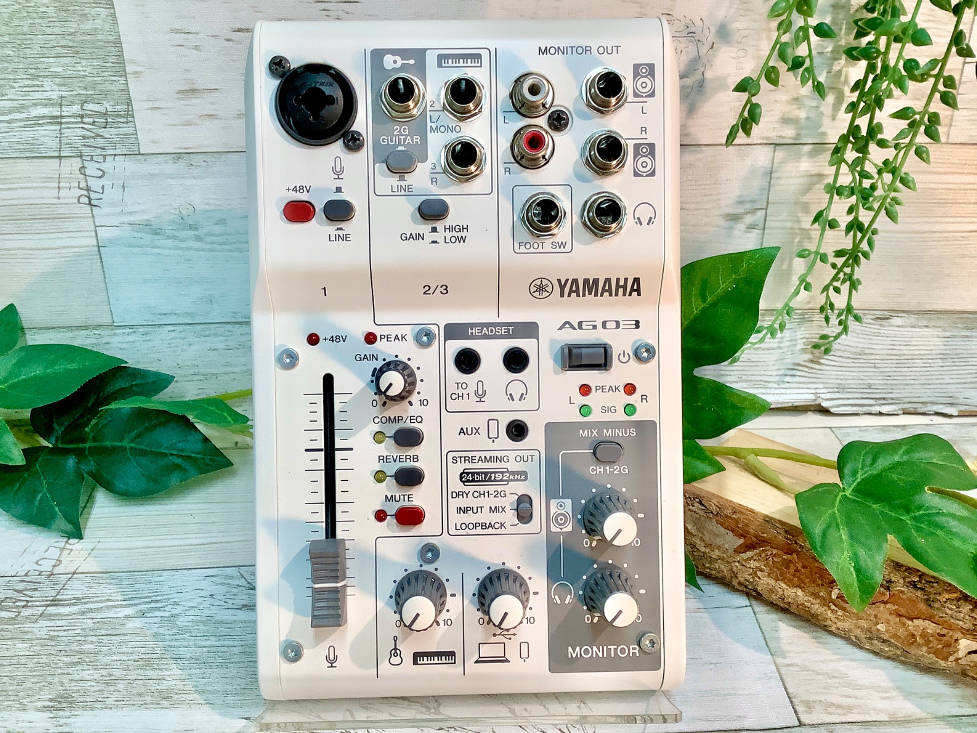 ライブストリーミング ミキサーYAMAHA（ヤマハ） AG03MK2買取入荷