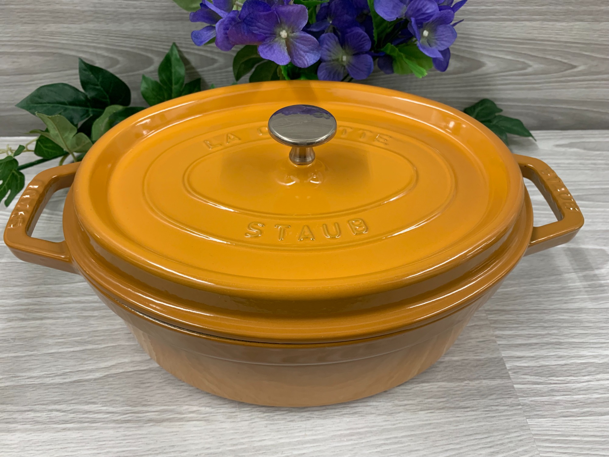 STAUB 　オーバル　27cm マスタード STAUB オーバル 27cm マスタード
