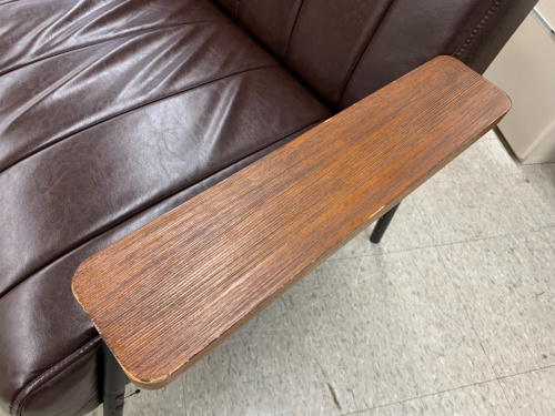 家具の買い替えはお得にトレファクで♪』ソファー ダークブラウン 合皮 