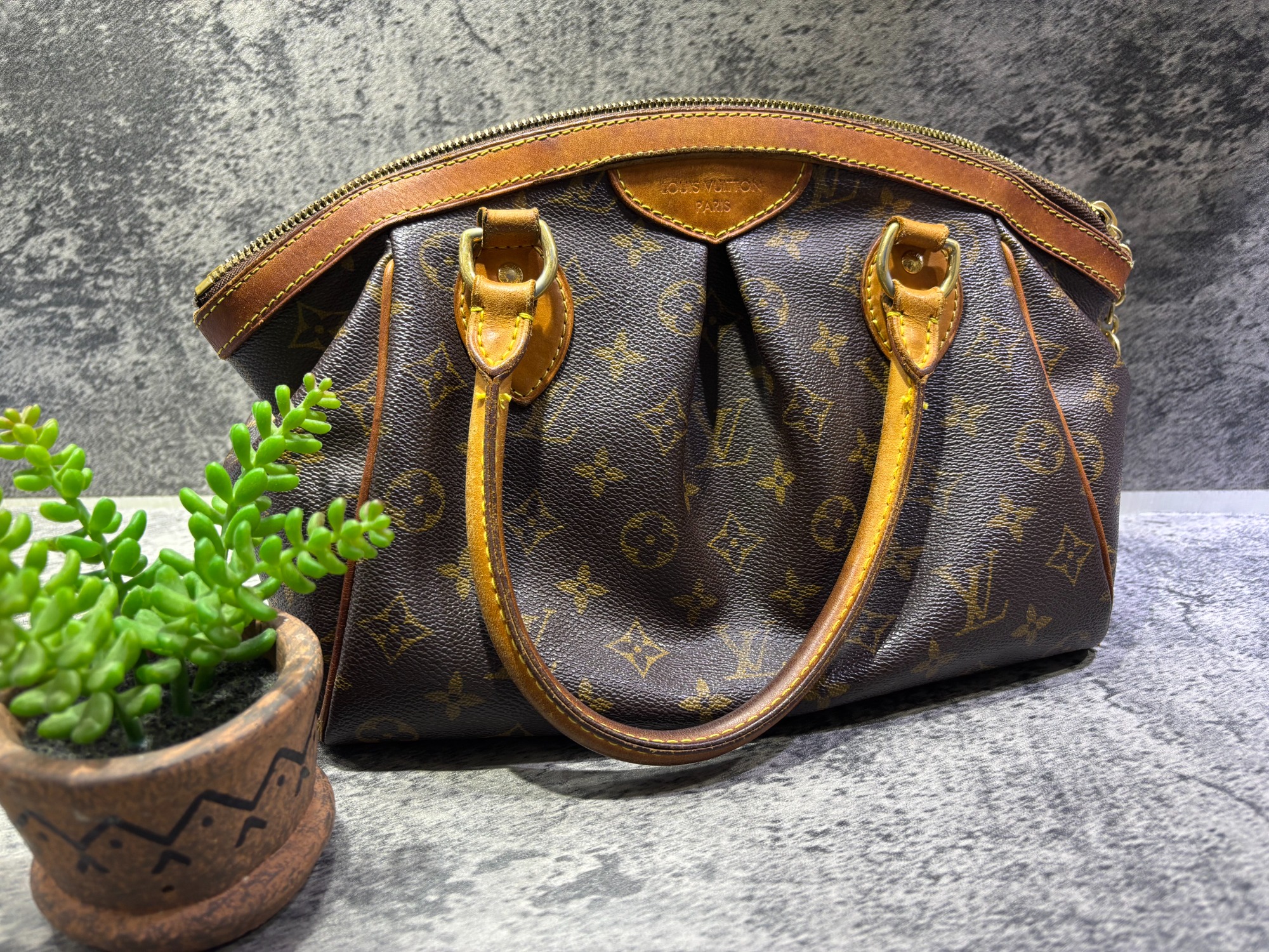 【美品】LOUIS VUITTON（ルイヴィトン）ティヴォリPMバッグ ルイヴィトン LOUIS VUITTON ティボリPM モノグラム