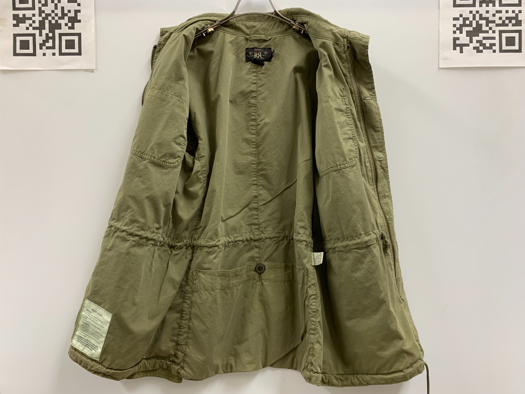 週末セール！ [美品] RRL/ダブルアールミリタリージャケット スマホで購入】RRL(ダブルアールエル) ミリタリージャケット