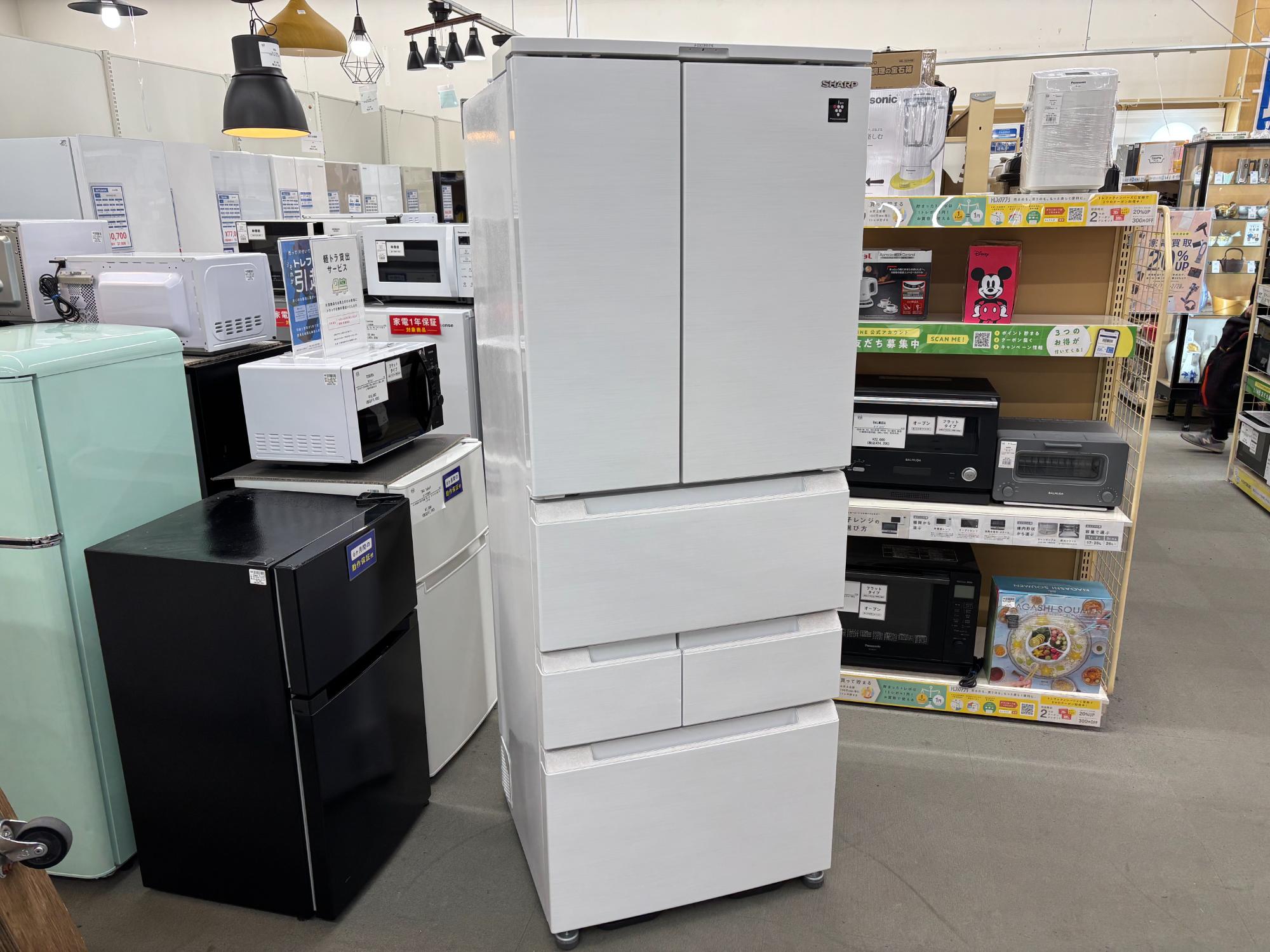 新生活のご準備に！】SHARP(シャープ)6ドア冷蔵庫 買取入荷致しました