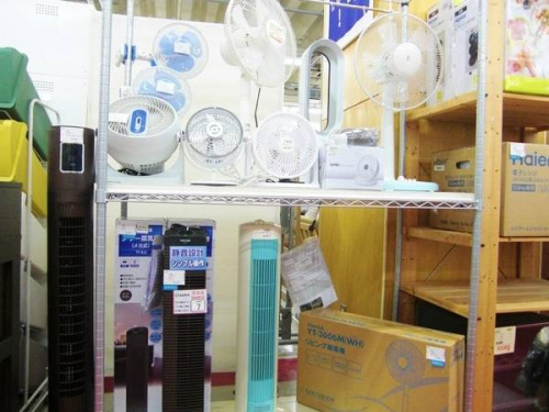 季節家電の扇風機