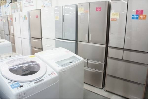 洗濯機の冷蔵庫
