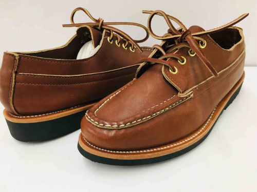 フィッシングオックスフォードのラッセルモカシン RUSSELL MOCCASIN