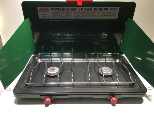 ガスコンロのツインガスバーナー